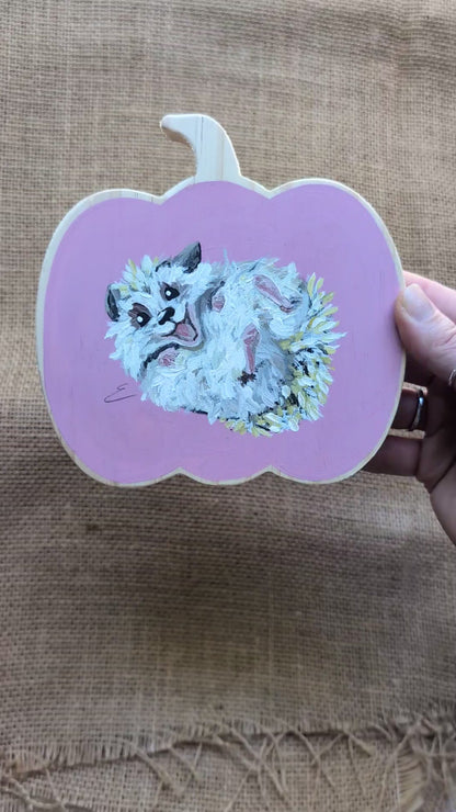 Painted Pumpkin - Hedgehog 3