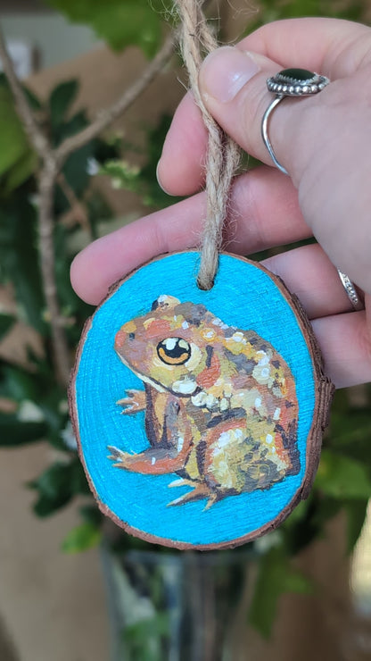 Handpainted Wood Ornament