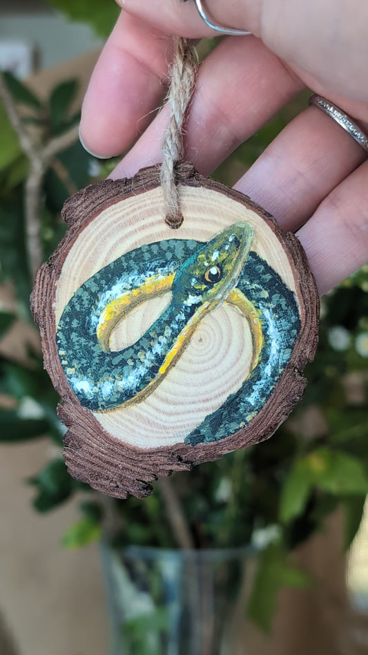 Handpainted Wood Ornament