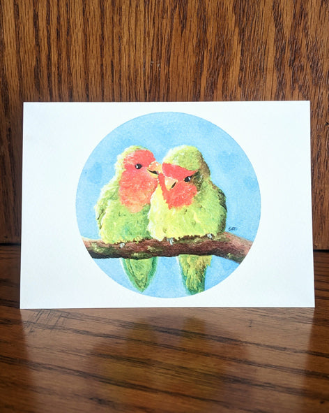 "Lovebirds" Card