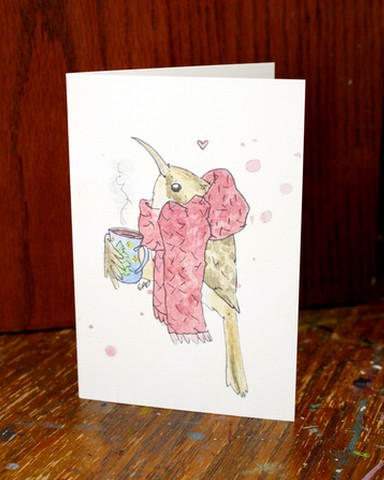 "Cozy Creeper" Card