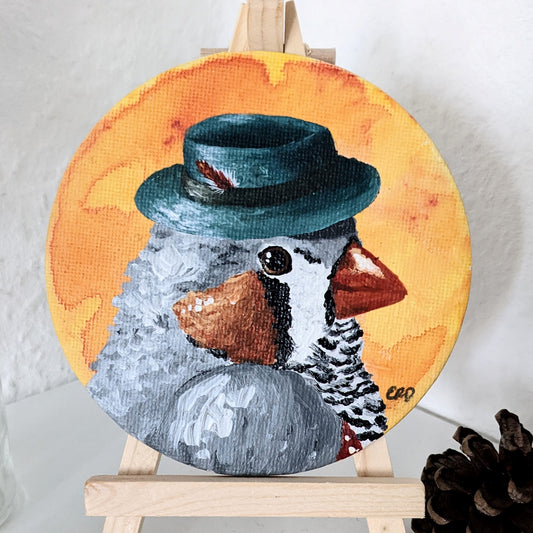 Dapper Zebra Finch - 10cm