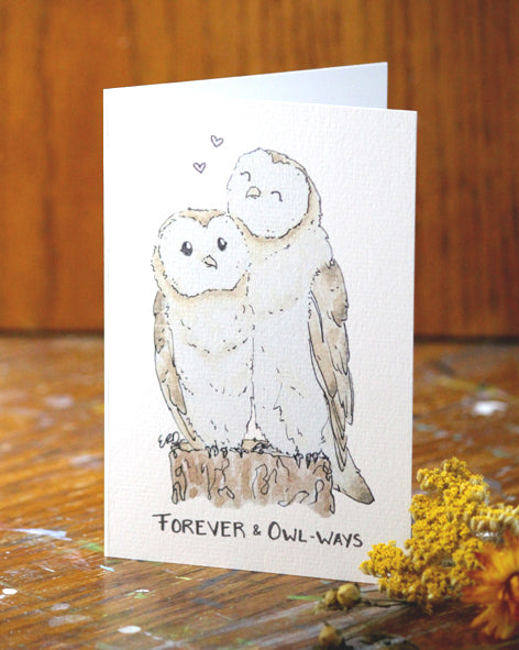 "Forever and Owl-ways" Karte