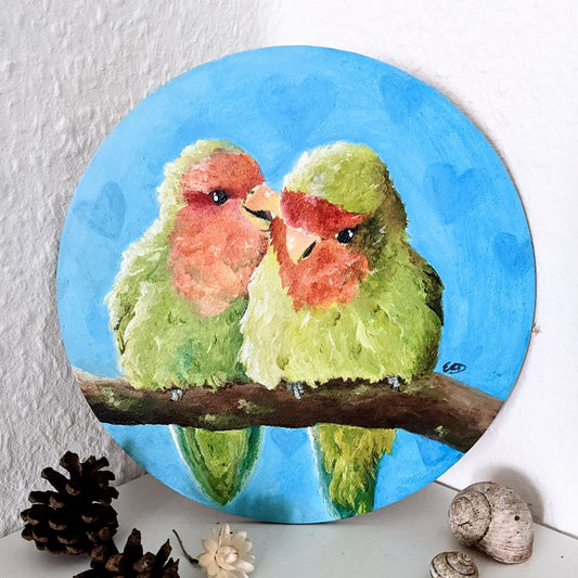 Lovebirds - 20cm