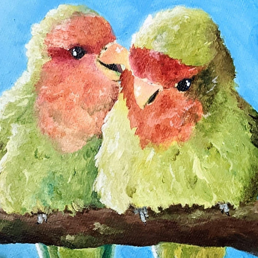 Lovebirds - 20cm