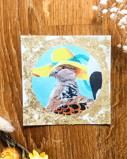 "Summer Dove" Embellished Art Print