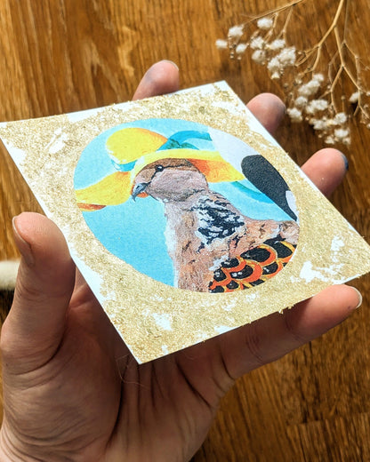 "Summer Dove" Embellished Art Print