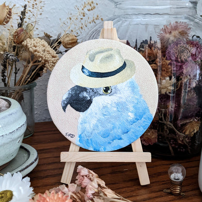 Stylish Spix' Macaw - 10cm