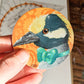 Bowtie Heron Sticker - 6cm - Matte