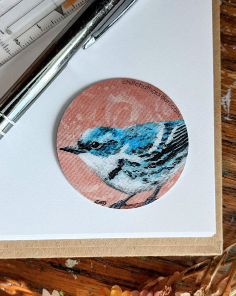 Cerulean Sweetheart Sticker - 5cm - Matte