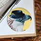 Dashing Eagle Sticker - 6cm - Matte