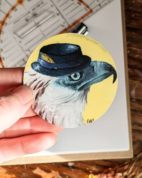Dashing Eagle Sticker - 6cm - Matte