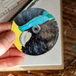 Jazzercise Cockatoo Sticker - 6cm - Shiny
