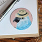 Stylish Spix' Macaw Sticker - 5cm - Matte